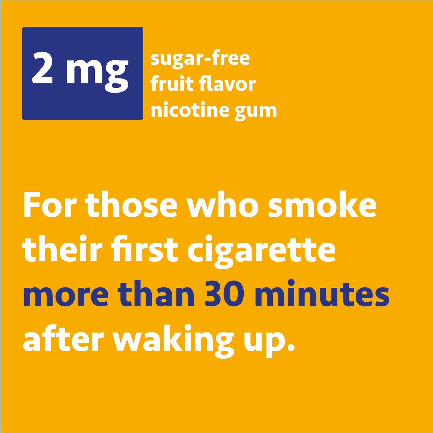 Nicotine Gum 2mg | Stop-Smoking Aid | Fruit Flavor | 160 Count | Reduces Cravings & Withdrawal Smyptoms