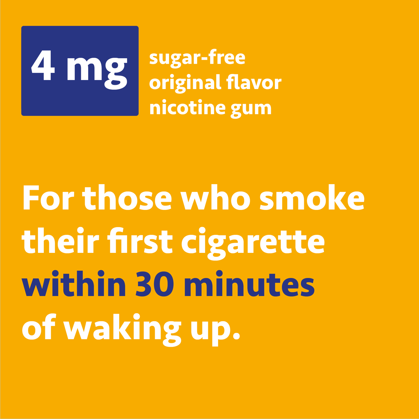 Nicotine Gum 4mg | Stop-Smoking Aid | Fruit Flavor | 160 Count | Reduces Cravings & Withdrawal Symptoms