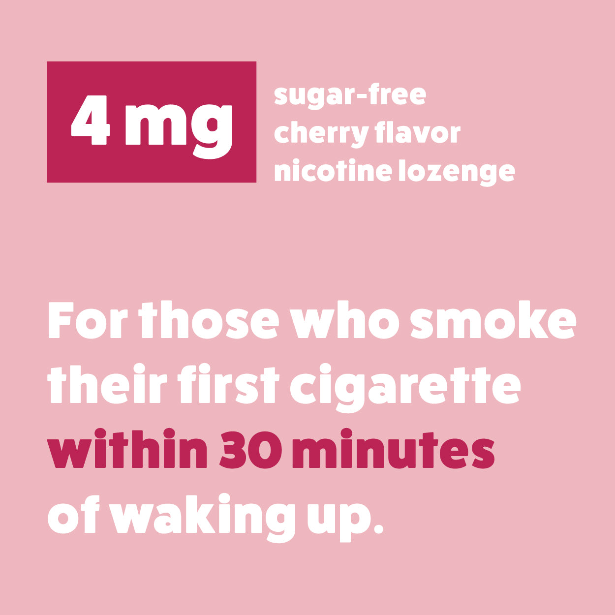 Mini Nicotine Lozenge 4mg | Stop Smoking Aid | Cherry Flavor | 135 Count | Pack of 5 Vials | Reduces Cravings & Withdrawal Symptoms