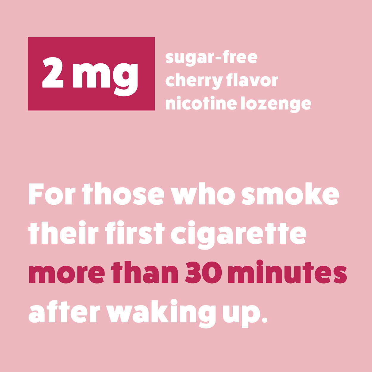 Mini Nicotine Lozenge 2mg | Stop Smoking Aid | Cherry Flavor | 135 Count | Pack of 5 Vials | Reduces Cravings & Withdrawal Symptoms