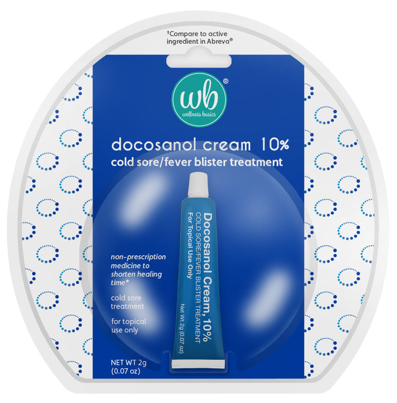 Docosanol Cream 10% Cold Sore Treatment 2g